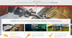 Desktop Screenshot of prodad.com